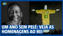 Um ano sem Pelé: veja as homenagens ao Rei do Futebol