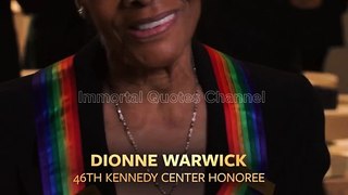 Dionne Warwick on receiving a Kennedy Center Honor