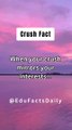 Crush Fact...#facts #subscribe #viral #amazingfacts #shorts #crush #viralshort #shortvideo #short