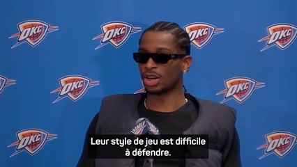 OKC - Shai Gilgeous-Alexander : "Nous sommes dans la bonne direction"