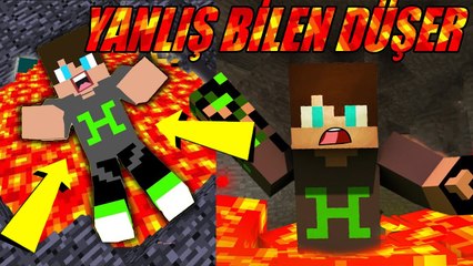  YANLIŞ BİLİRSEN DÜŞERSİN  | Minecraft'ta Yeni Harika Bir Oyun | YENİ MİNİGAME