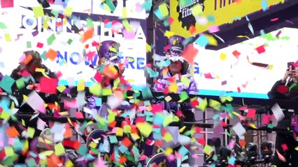 Confetti Test Success in Times Square!