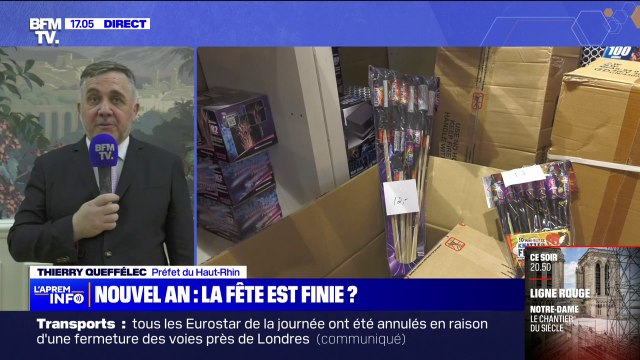 Mortiers d'artifice: pour la Saint-Sylvestre, le message est double, celui de la prévention et celui de l'interdiction , affirme Thierry Queffélec, préfet du Haut-Rhin