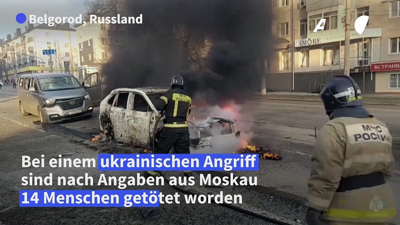 Moskau: 14 Tote bei ukrainischem Angriff auf Belgorod