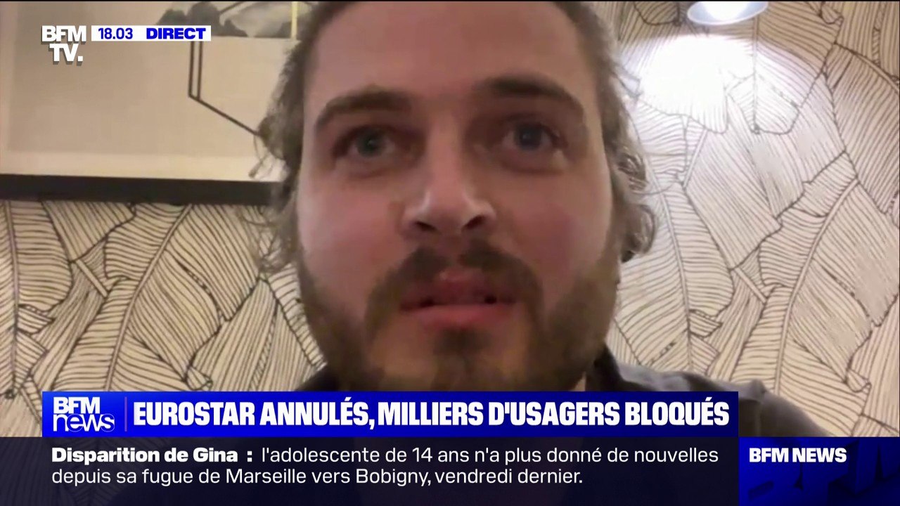 Julien Holubec est bloqué à Londres à cause de l'inondation des voies du tunnel sous la Manche