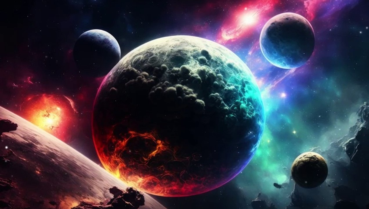 Galaxy. Space trip
