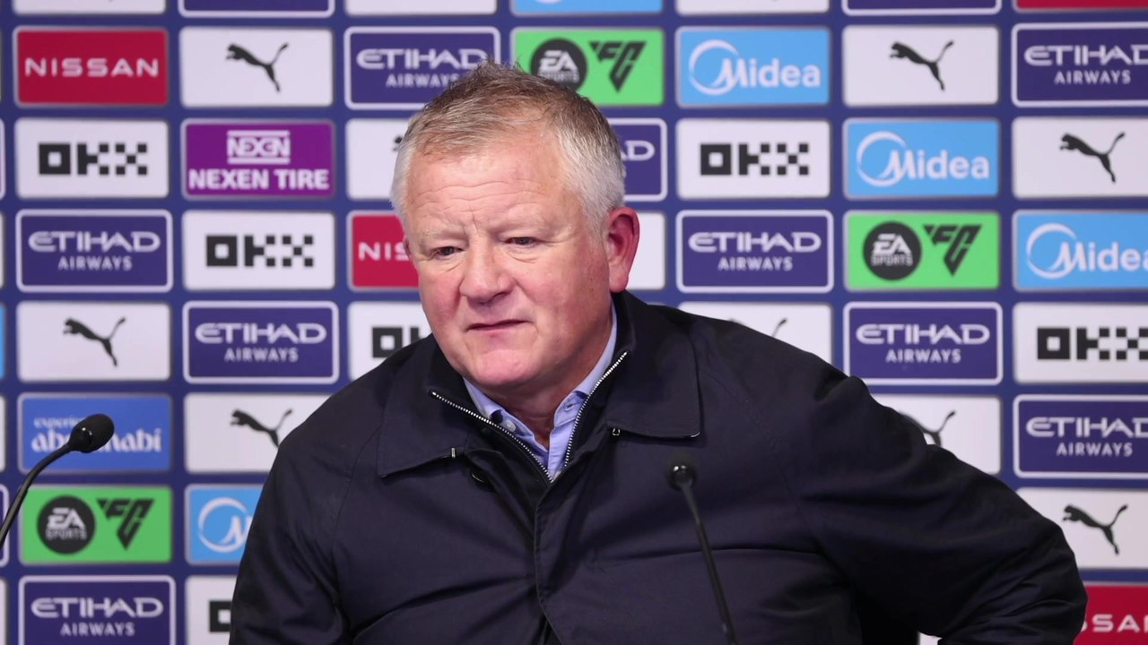 Wilder on Sheffield United's 2-0 loss to Man City