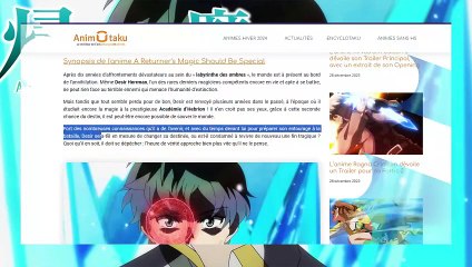 A Returner’s Magic Should Be Special 13 VOSTFR : Il est retardé et la Saison 2 est annoncée