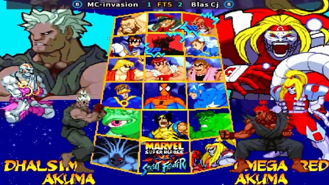 MC-invasion vs Blas Cj - Marvel Super Heroes Vs. Street Fighter - FT5