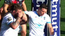 TOP 14 - Essai de Louis CARBONEL (MHR) - LOU Rugby - Montpellier Hérault Rugby