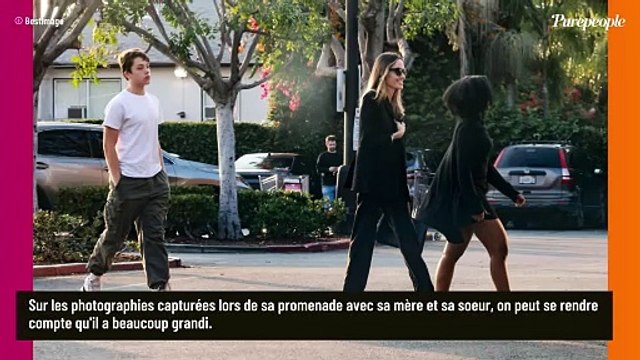 PHOTOS Angelina Jolie et Brad Pitt : leur fils Knox plus grand que sa mère... Un parfait mélange de ses deux parents !