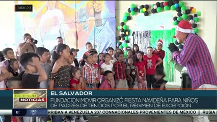 MOVIR organizó una fiesta navideña para los hijos de padres detenidos por el régimen de excepción