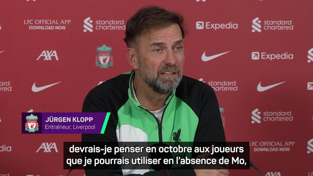 Klopp : Nous savons que la CAN apparaît de temps en temps et que Mo doit partir