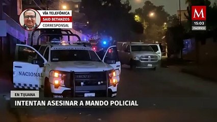Se reporta un nuevo intento de homicidio contra subjefe de la policía en Tijuana