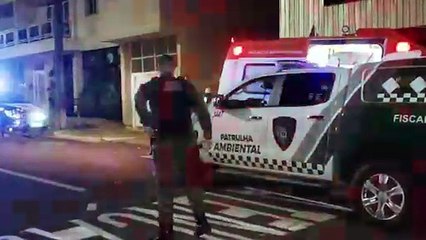 Usuário de entorpecentes armado com faca é contido pela GM após ameaçar socorristas