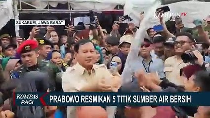 Kunker ke Sukabumi, Menhan Prabowo Resmikan 5 Titik Sumber Air Bersih di 3 Kecamatan