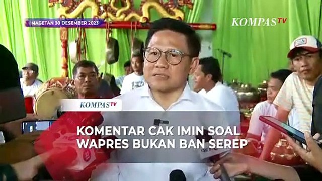 Komentar Cak Imin Tanggapi Maruf Amin soal Wapres Bukan Ban Serep