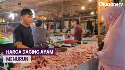 Jelang Pergantian Tahun, Harga Daging Ayam di Depok, Jawa Barat Menurun