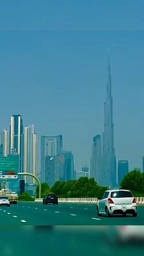 Beautiful Dubai Burj Khalifa View United Arab Emirates