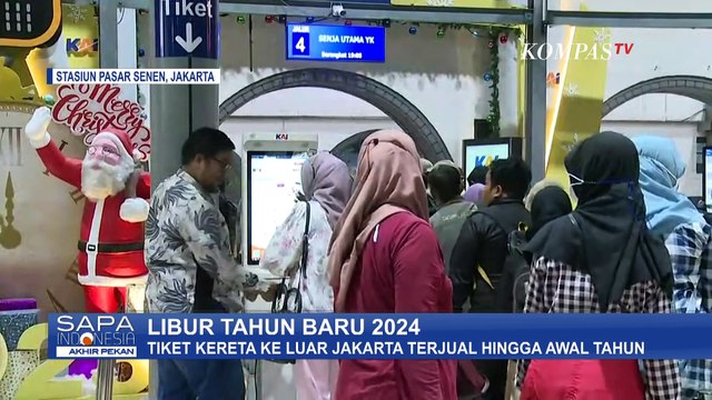 Antisipasi Lonjakan Penumpang Libur Tahun Baru, Stasiun Pasar Senen Tambah 21 Ribu Kursi Tunggu