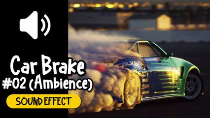 Car Brake #02 (Ambience) Sound Effect