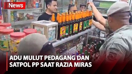 Gelar Razia Minuman Keras, Satpol PP Tangsel Sempat Adu Mulut dengan Pedagang