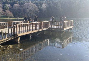 Gölcük Tabiat Parkı’nda hafta sonu yoğunluğu!