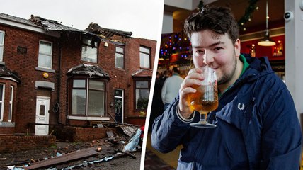 "Going to the pub for a pint saved my life during the Manchester tornado"