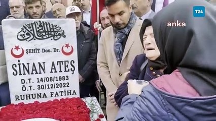 Sinan Ateş, mezarı başında anıldı