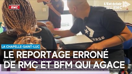 Le reportage erroné de RMC et BFM qui agace La Chapelle-Saint-Luc