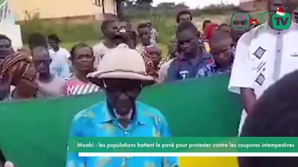[#Reportage] Moabi : les populations battent le pavé pour protester contre les coupures intempestives