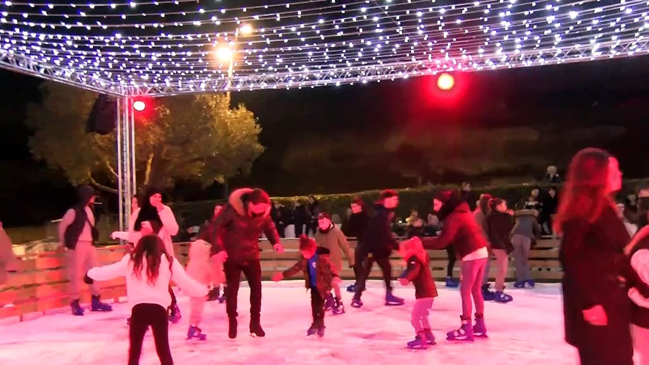 Interview maritima de Brian Joubert et démonstration à la patinoire de Fos sur Mer