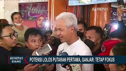 Tải video: Lembaga Survei Sebut Berpeluang Lolos Putaran Pertama Pilpres, Ganjar Pranowo: Tetap Fokus