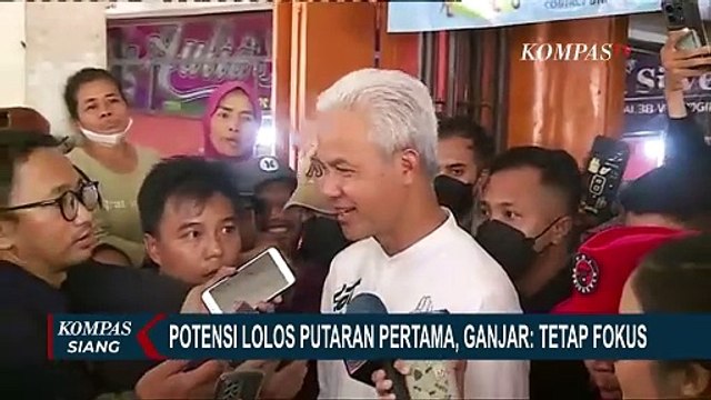 Lembaga Survei Sebut Berpeluang Lolos Putaran Pertama Pilpres, Ganjar Pranowo: Tetap Fokus