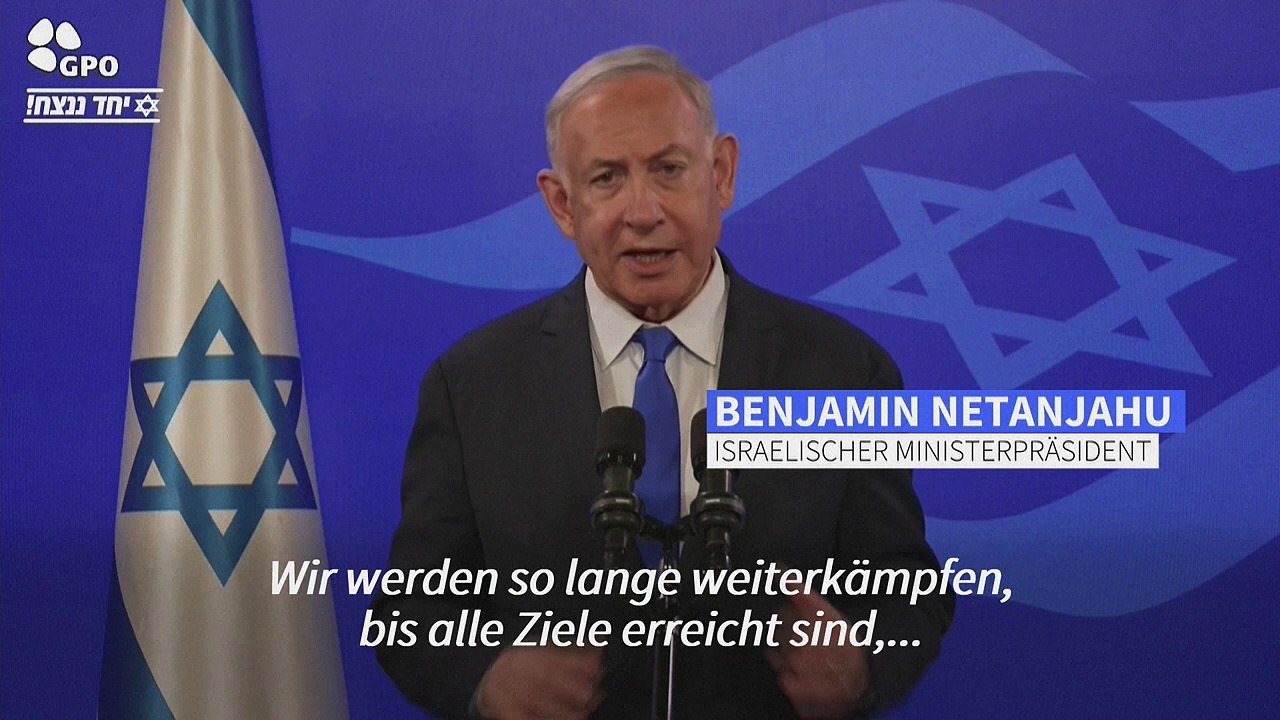 Netanjahu: Gaza-Krieg wird noch 'viele Monate' dauern