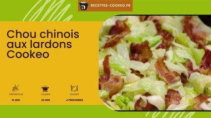 Chou chinois aux lardons Cookeo