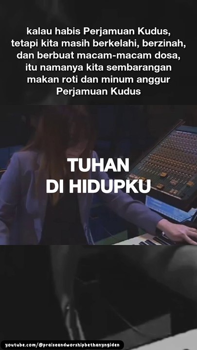 JANGAN SAMPAI KITA SEMBARANGAN IKUT PERJAMUAN KUDUS