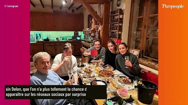 PHOTO Alain Delon, une rare intervention de l'acteur après sa réapparition surprise pour Noël : Mon cher public...