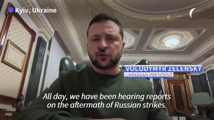 Zelensky says Russian strikes killed 39