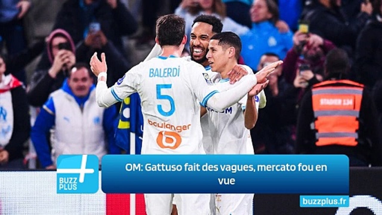 OM: Gattuso fait des vagues, mercato fou en vue