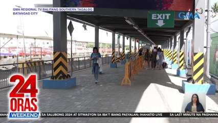 Mga pasahero sa Batangas Port, kakaunti na lang | 24 Oras Weekend