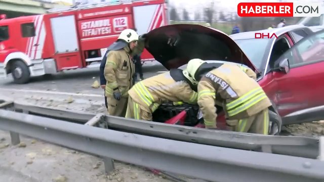 Basın Ekspres Yolu'nda İki Kamyon Devrildi: 4 Yaralı