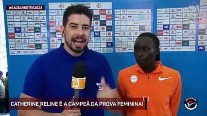 Catherine Reline comenta a vitória na São Silvestre