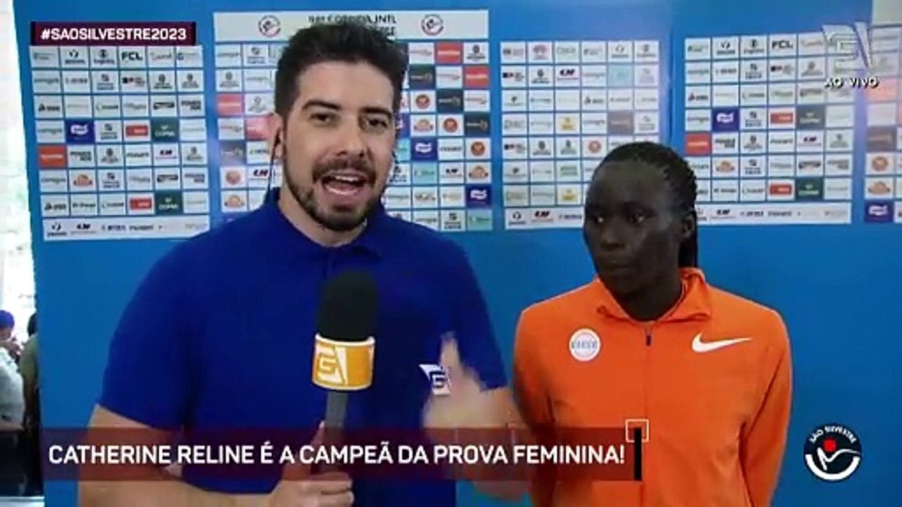 Catherine Reline comenta a vitória na São Silvestre