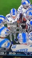 Dallas Cowboys Detroit Lions phenomenal ending or was it?