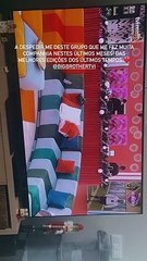 Mafalda Castro a despedir-se do "Big Brother"