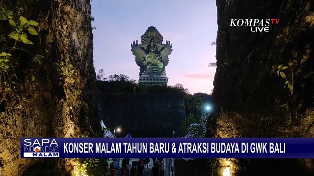 Malam Tahun Baru, Isyana Sarasvati Hingga Dewa 19 Ramaikan Konser Musik di GWK Bali