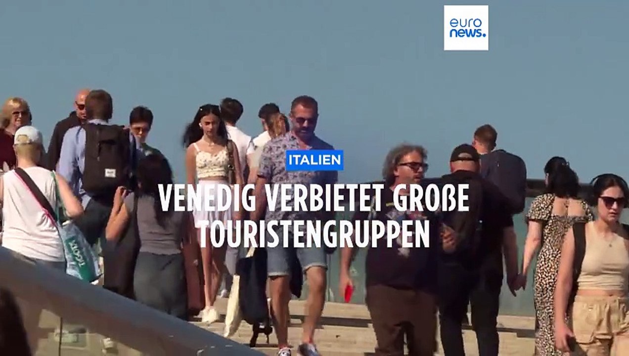 Venedig setzt Höchstgröße für Touristengruppen fest