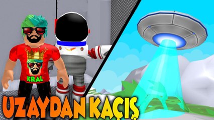 Uzaydan Kaçış | Uzaylılar Gerçek mi ? | Roblox Escape The Space Obby!