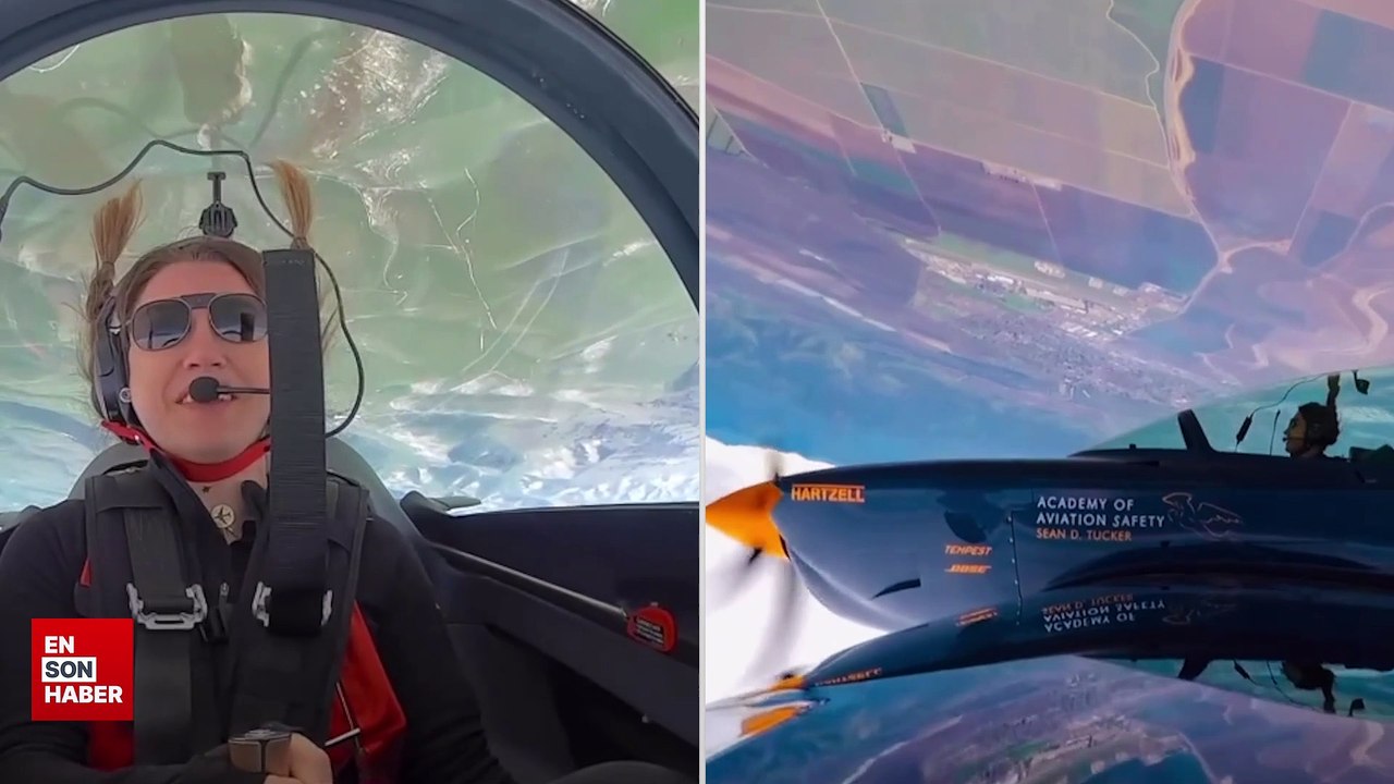 Yağmur Sarıoğlu'ndan ters uçuş denemesi